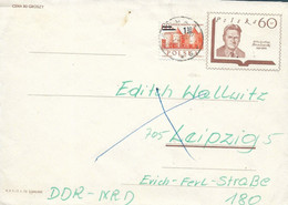 POLAND - NICE COVER TO DDR GERMANY -  1065 - Otros & Sin Clasificación