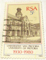 South Africa 1980 The 50th Anniversary Of University Of Pretoria 5c - Used - Altri & Non Classificati