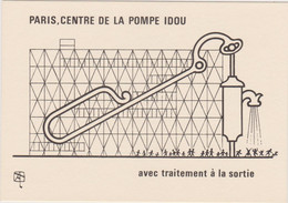 THINLOT Albert - Centre G Pompidou  Pompe à Eau - CPM 10,5x15 TBE 1981 Neuve Tirage 200 Ex - Thinlot, Albert