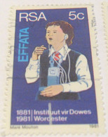 South Africa 1981 The 100th Anniversary Of The Institutes For Deaf And Blind, Worcester 5c - Used - Altri & Non Classificati