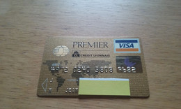 ANCIENNE CARTE A PUCE BANCAIRE CREDIT LYONNAIS FIN ANNEES 90 !!! - Disposable Credit Card