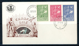 BE   FDC  927 - 929      ---    Impeccable   ---   Idée Européenne - 1951-1960