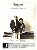 PUB BRIQUETS    " RONSON " 1960 ( 1 ) - Autres & Non Classés