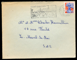 MARIANNE A LA NEF 0,25 C SEUL LETTRE (1960), Saint-Gaultier, Bains, Camping, Pêche, Le Mesnil-le-Roi - 1959-1960 Marianne In Een Sloep