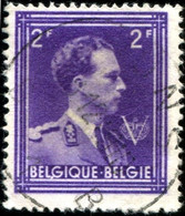 COB  693-V  9 (o)  Point Blanc Entre Le L Et Le G De BELGIQUE - 1931-1960