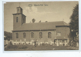 Dion Le Val Eglise ( Carte Abîmée - Voir Coin Supérieur Gauche !!! ) - Chaumont-Gistoux