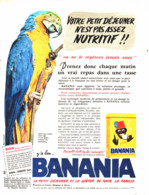 PUB  " BANANIA " 1960  ( 17 ) - Chocolat