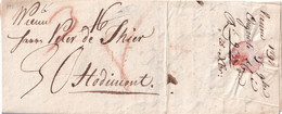 DDY 109 - Incoming Mail - Lettre Précurseur 1797 De VIENNE Vers HODIMONT - Divers Ports à La Craie Rouge Et Encre - Altri & Non Classificati