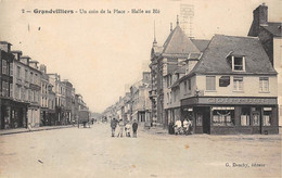 Grandvilliers        60         Place De La Halle Au Blé  - Coiffeur -     (voir Scan) - Grandvilliers