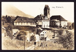 1917 Gelaufene Foto AK Aus Hinwil Mit Bahntrasse. - Hinwil