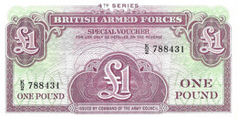 ROYAUME-UNI - GRANDE-BRETAGNE  1962 1 Pound - P-M36a NEUF UNC - Fuerzas Armadas Británicas & Recibos Especiales