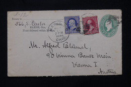 ETATS UNIS - Entier Postal Commercial + Compléments De Marion Pour L 'Autriche En 1892 - L 77953 - ...-1900