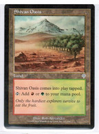 MAGIC The GATHERING  "SHIVAN OASIS"---INVASION (MTG-1-2) - Lands