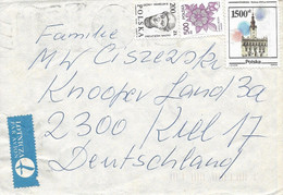 POLAND - NICE  Multi Stamp  COVER TO DDR GERMANY -  1081 - Otros & Sin Clasificación