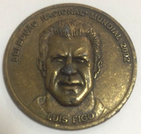 Portuguese Soccer Team, World Championship 2002 , Medal , 3,5 Cm , Luis Figo - Otros & Sin Clasificación