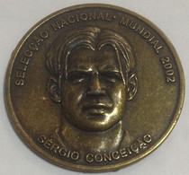 Portuguese Soccer Team, World Championship 2002 , Medal , 3,5 Cm , Sérgio Conceição - Sonstige & Ohne Zuordnung
