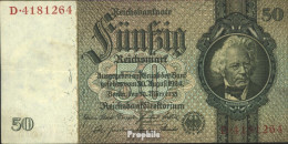 Deutsches Reich Rosenbg: 175a, Udr.-Bst.: E, Serien: A-P, KN 7-stellig Gebraucht (III) 1933 50 Reichsmark - 50 Reichsmark