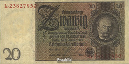 Deutsches Reich Rosenbg: 174a, Udr.-Bst.: Z, Serien: L-P Gebraucht (III) 1929 20 Reichsmark - 20 Mark