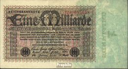 Deutsches Reich Rosenbg: 111b, Privatfirmendruck Rotes Firmenzeichen Gebraucht (III) 1923 1 Milliarde Mark - 1 Miljard Mark
