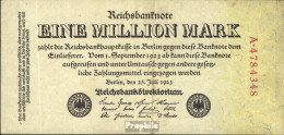 Deutsches Reich Rosenbg: 92a, Reichsdruckerei Gebraucht (III) 1923 1 Millionen Mark - 1 Million Mark