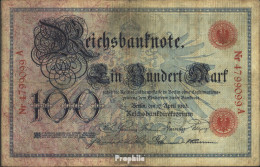 Deutsches Reich Rosenbg: 20 Gebraucht (III) 1903 100 Mark - 100 Mark