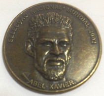 Portuguese Soccer Team, World Championship 2002 , Medal , 3,5 Cm , Abel Xavier - Autres & Non Classés