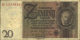 German Empire Rosenbg: 174a, Udr.-Bst.: X, Series: V-z Used (III) 1929 20 Reichsmark - 20 Mark