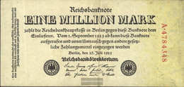 German Empire Rosenbg: 92a, Empire Printing Used (III) 1923 1 Million Mark - 1 Miljoen Mark