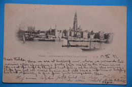 Anvers 1897: Le Panorama De La Ville Et Vue Sur La Rade - Antwerpen
