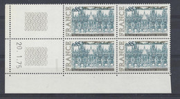 PALAIS De JUSTICE De ROUEN N° 1806 - Bloc De 4 COIN DATE - NEUF SANS CHARNIERE -  20-1-75  2 Traits - 1970-1979