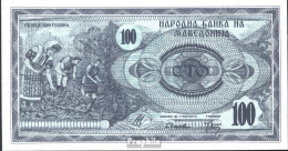 Makedonien Pick.Nr: 4a Bankfrisch 1992 100 Denar - Noord-Macedonië