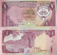 Kuwait Pick-Nr: 13d Bankfrisch 1991 1 Dinar - Koeweit