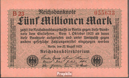 Deutsches Reich Rosenbg: 104b, Privatfirmendruck Rotes Firmenzeichen Gebraucht (III) 1923 5 Millionen Mark - 5 Millionen Mark
