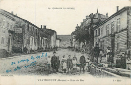 CPA 55 Meuse Vavincourt Rue De Bar La Lorraine Illustrée - Vavincourt