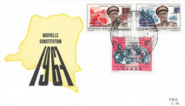 R D CONGO - 1967 FDC NOUVELLE CONSTITUITION -  1139 - Altri & Non Classificati