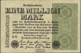 German Empire Rosenbg: 101d, Watermark Shaft Used (III) 1923 1 Million Mark - 1 Million Mark