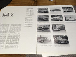 Article De Presse - Salon De L’automobile 1960 Et 62 - Documents Historiques