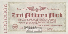 Berlin Pick-Nr: S1012c Inflationsgeld Der Deutschen Reichsbahn Berlin Gebraucht (III) 1923 2 Millionen Mark - 2 Mio. Mark