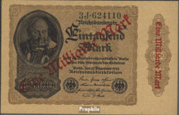 Deutsches Reich Rosenbg: 110f, Wasserzeichen Kreuzblüten Braunes Papier Gebraucht (III) 1923 1 Milliarde Auf 1000 Mark - 1 Mrd. Mark