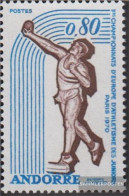 Andorra - French Post 225 (complete Issue) Unmounted Mint / Never Hinged 1970 Athletics - Booklets