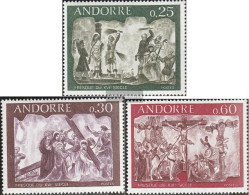 Andorra - French Post 211-213 (complete Issue) Unmounted Mint / Never Hinged 1968 Frescoes - Booklets