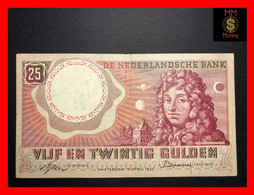 NETHERLANDS 25 Gulden  10.4.1955  P. 87     VF \ XF - 25 Florín Holandés (gulden)