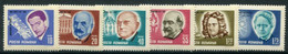 ROMANIA 1967 Personalities MNH / **.  Michel 2607-12 - Nuevos