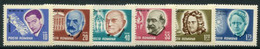 ROMANIA 1967 Personalities MNH / **.  Michel 2607-12 - Unused Stamps