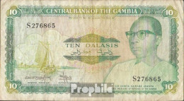 Gambia Pick-Nr: 10b Gebraucht (III) 1987 10 Dalasis - Gambia
