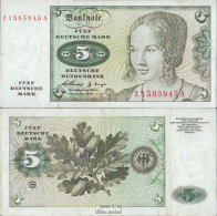 BRD (BR.Deutschland) Rosenbg: 262d Austauschnote, Serie: Z/ A (bis Z1723000A) Gebraucht (III) 1960 5 Deutsche Mark - 5 Deutsche Mark