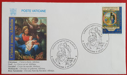 VATICANO VATIKAN VATICAN 1996 NATALE CHRISTMAS NOEL WEIHNACHTEN CHRISTUS NATUS EST ALLELUIA - Cartas & Documentos