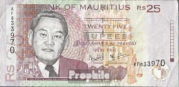 Mauritius Pick-Nr: 49a Gebraucht (III) 1999 25 Rupees - Mauritius