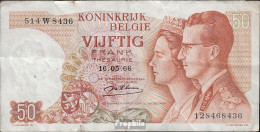 Belgien Pick-Nr: 139, Signatur 18 Gebraucht (III) 1966 50 Francs - Other & Unclassified