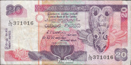 Sri Lanka Pick-Nr: 103a Gebraucht (III) 1991 20 Rupees - Sri Lanka